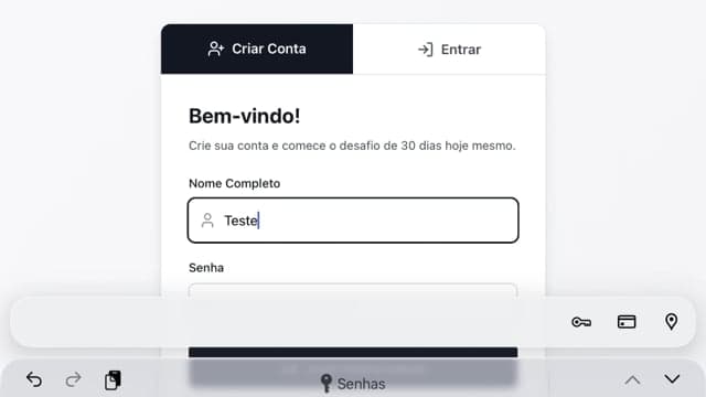 Demonstração em vídeo, Sistema de Acompanhamento de Hábitos