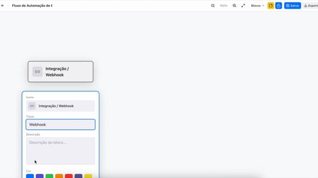 Demonstração em vídeo, FlowCreator